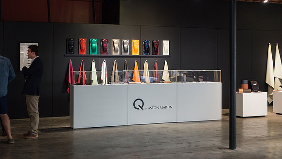 Aston Martin finish and color choice display