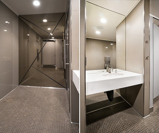 Interior of women’s room